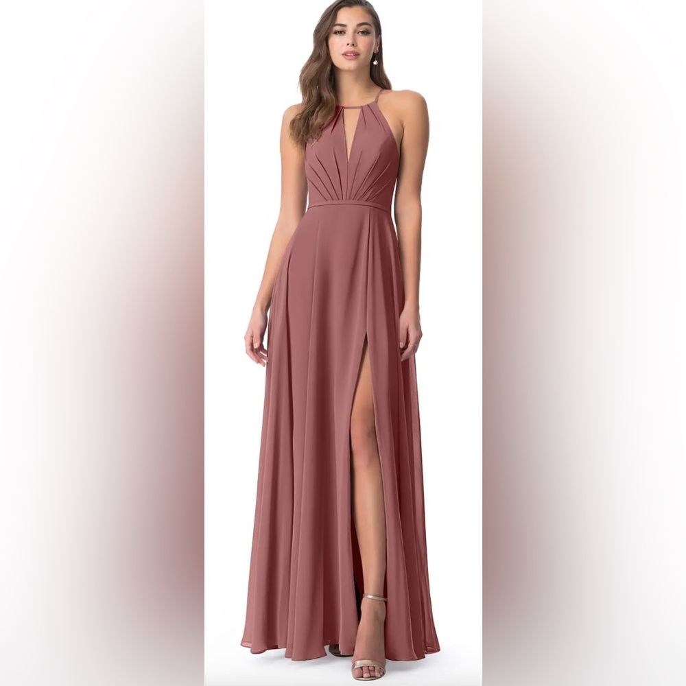 Azazie Evalleen Bridesmaid Dress - Desert Rose